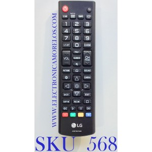 CONTROL REMOTO PARA  LG SMART TV AKB75675305 / B219 / MODELOS 50UH5500 / 65UH5500
